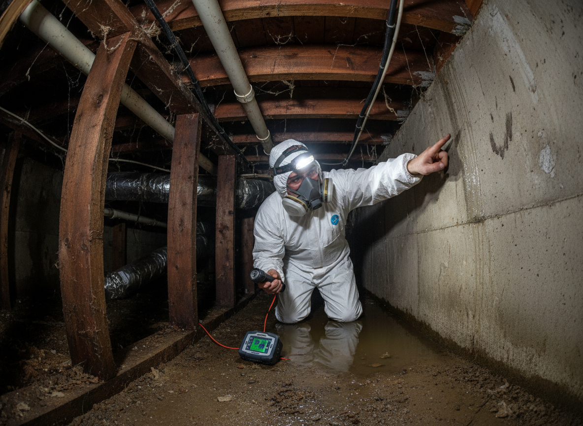 Checking For Hidden Leaks In Midvale Crawl Spaces