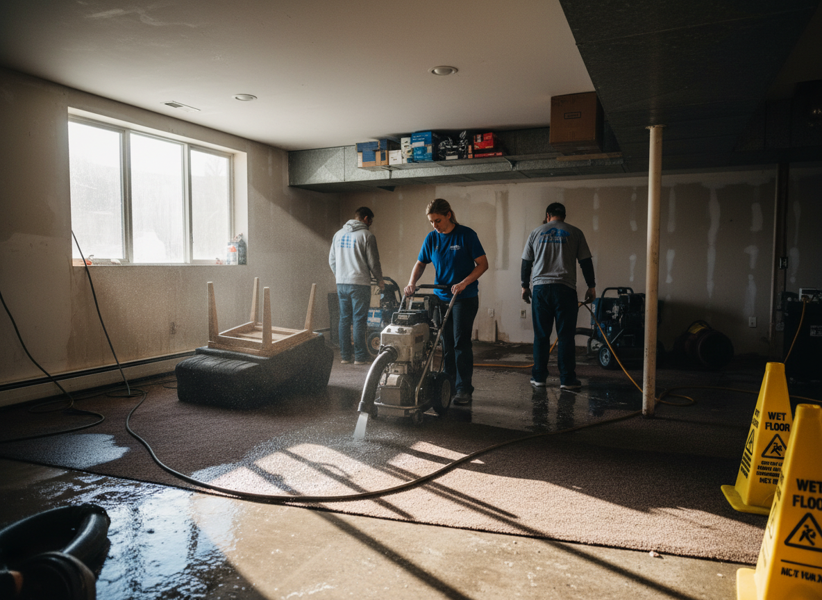 Water Damage restoration  work by Solidground Network in Midvale, UT